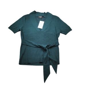 Elegant Teal Knit Top